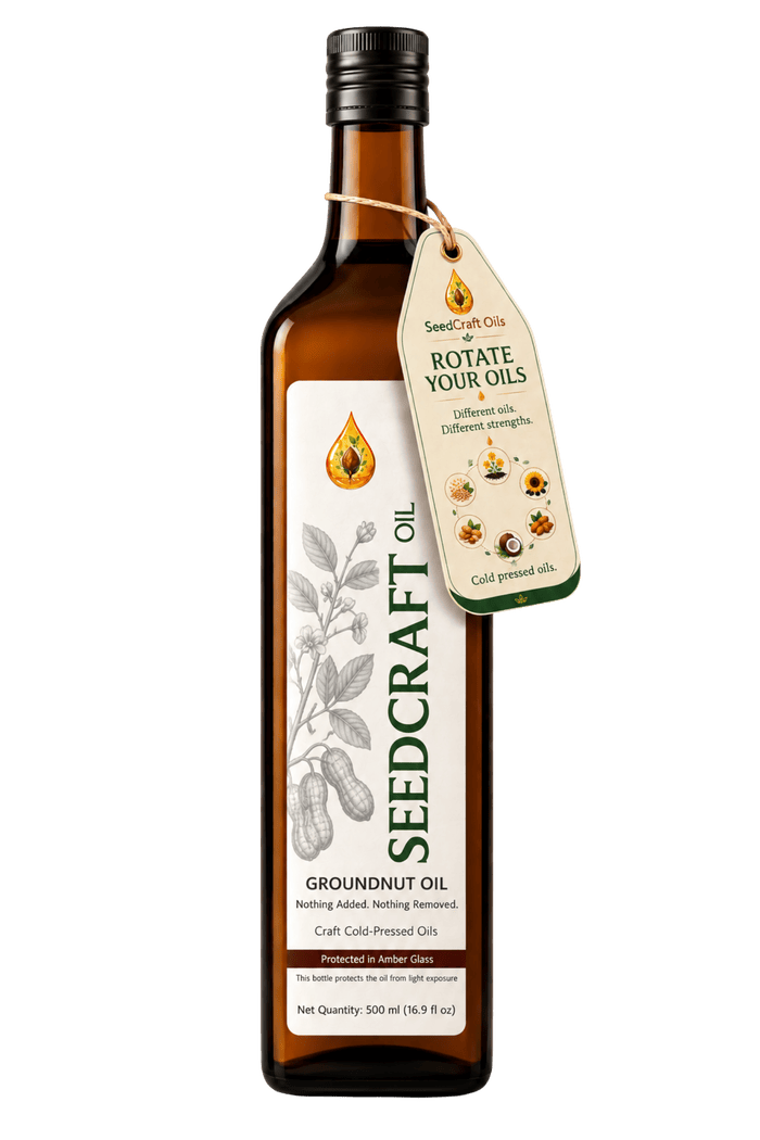 Seedcraft Groundnut Oil bottle
